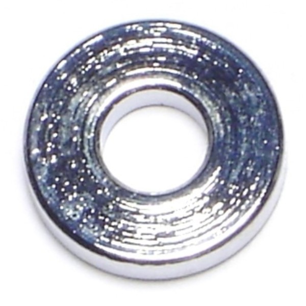 Midwest Fastener Round Spacer, Chrome Steel, 1/8 in Overall Lg, 1/4 in Inside Dia 74241